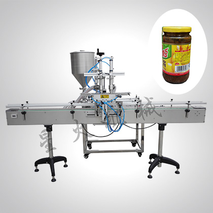 雙頭自動(dòng)辣椒醬灌裝機(jī)