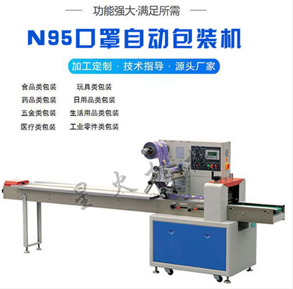 星火江蘇全自動N95口罩包裝機(jī)械展示