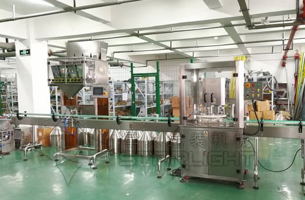 星火罐裝開(kāi)心果灌裝機(jī)設(shè)備展示