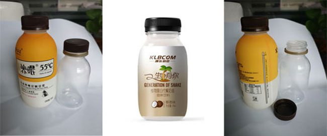 星火代餐奶昔灌裝封口機設(shè)備樣品展示