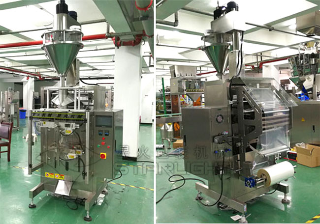 星火自動化面包糠包裝機械生產(chǎn)設(shè)備展示