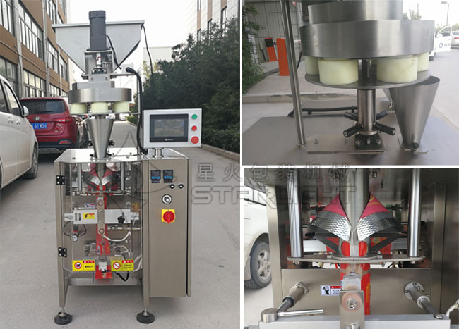 星火袋裝雞精包裝機生產(chǎn)設(shè)備展示