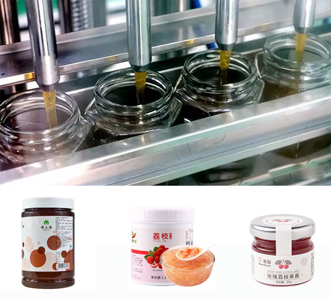 果醬灌裝機(jī)設(shè)備細(xì)節(jié)及樣品展示