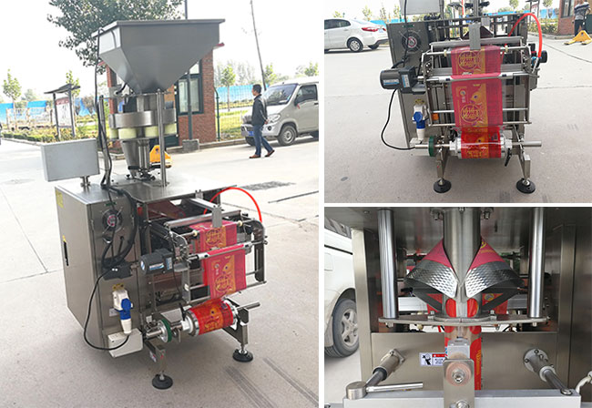 袋裝花椒顆粒包裝機設(shè)備展示