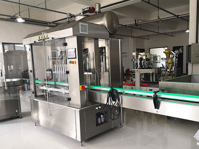 星火飲料灌裝機設備展示